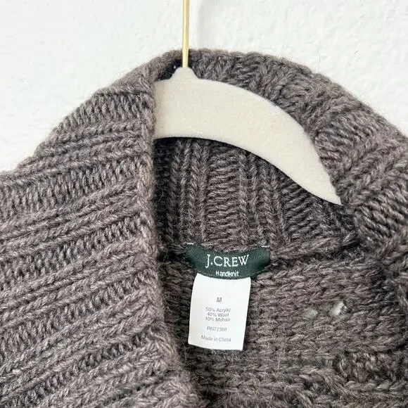 J. Crew Brown Cable Knit Cardigan - Picture 11 of 11